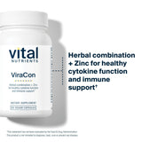 Vital Nutrients ViraCon saúco y raíz de regaliz representando ingredientes naturales