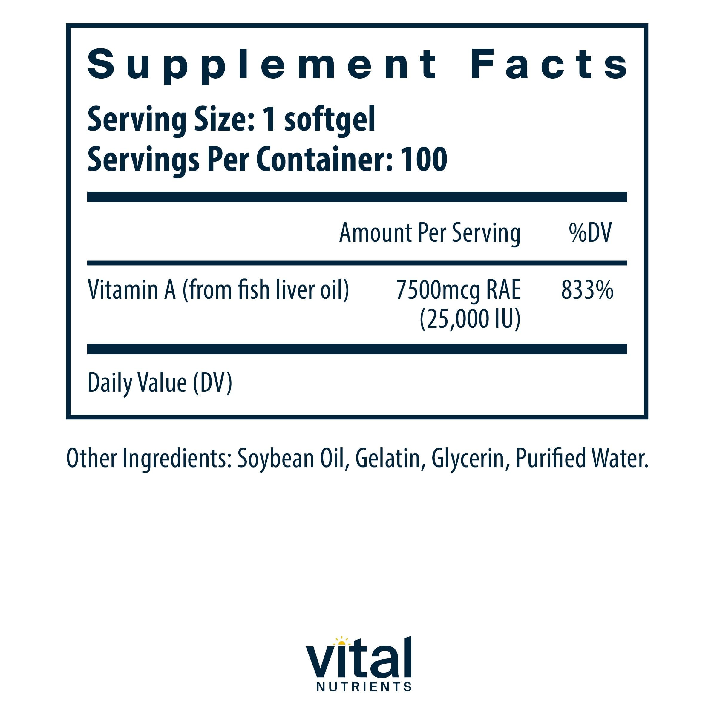 Vital Nutrients cápsula en primer plano mostrando tamaño y absorción segura