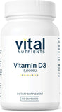 Vital Nutrients frasco frontal mostrando 90 cápsulas y uso prolongado