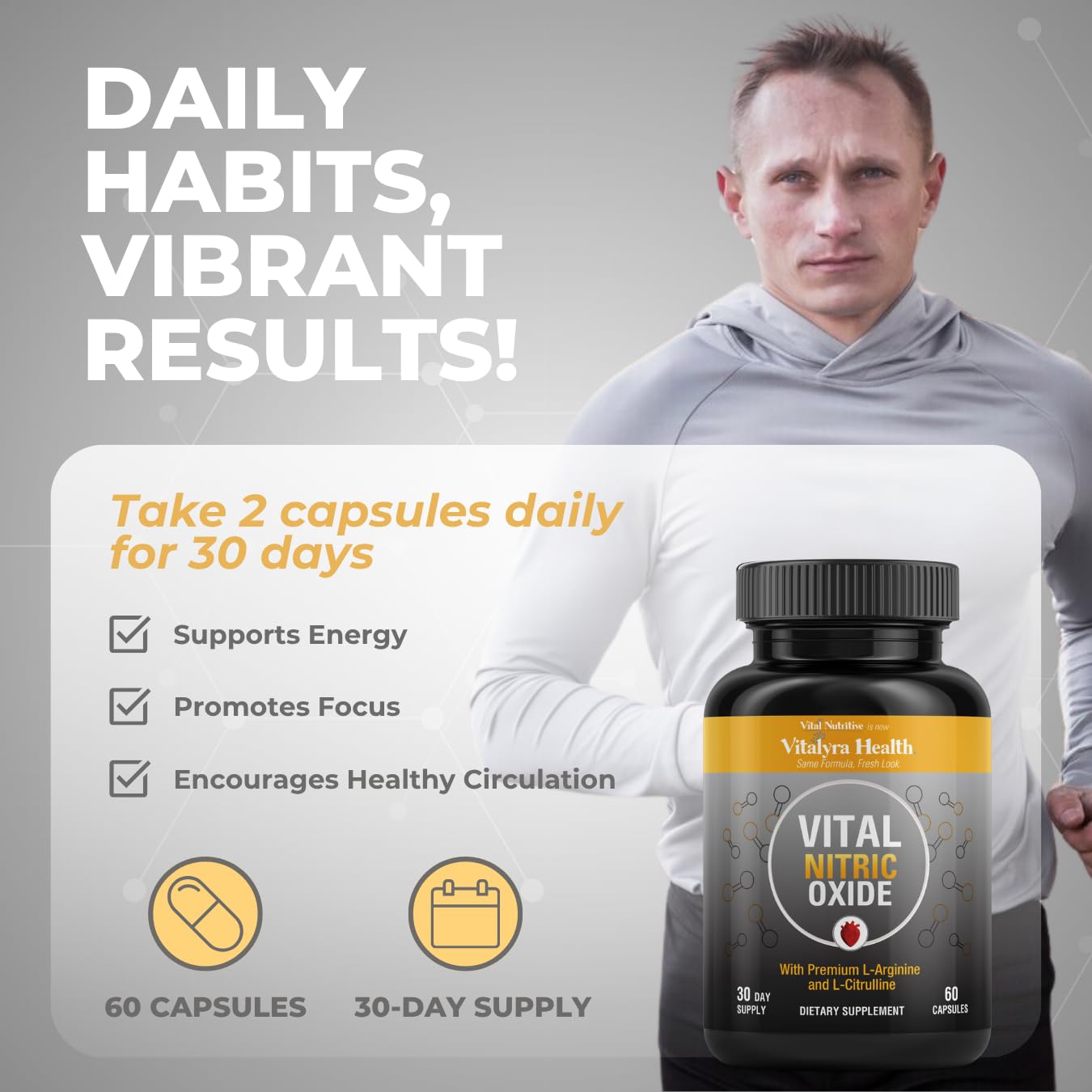 VITAL NUTRITIVE suplemento en ambiente de gimnasio promoviendo rendimiento