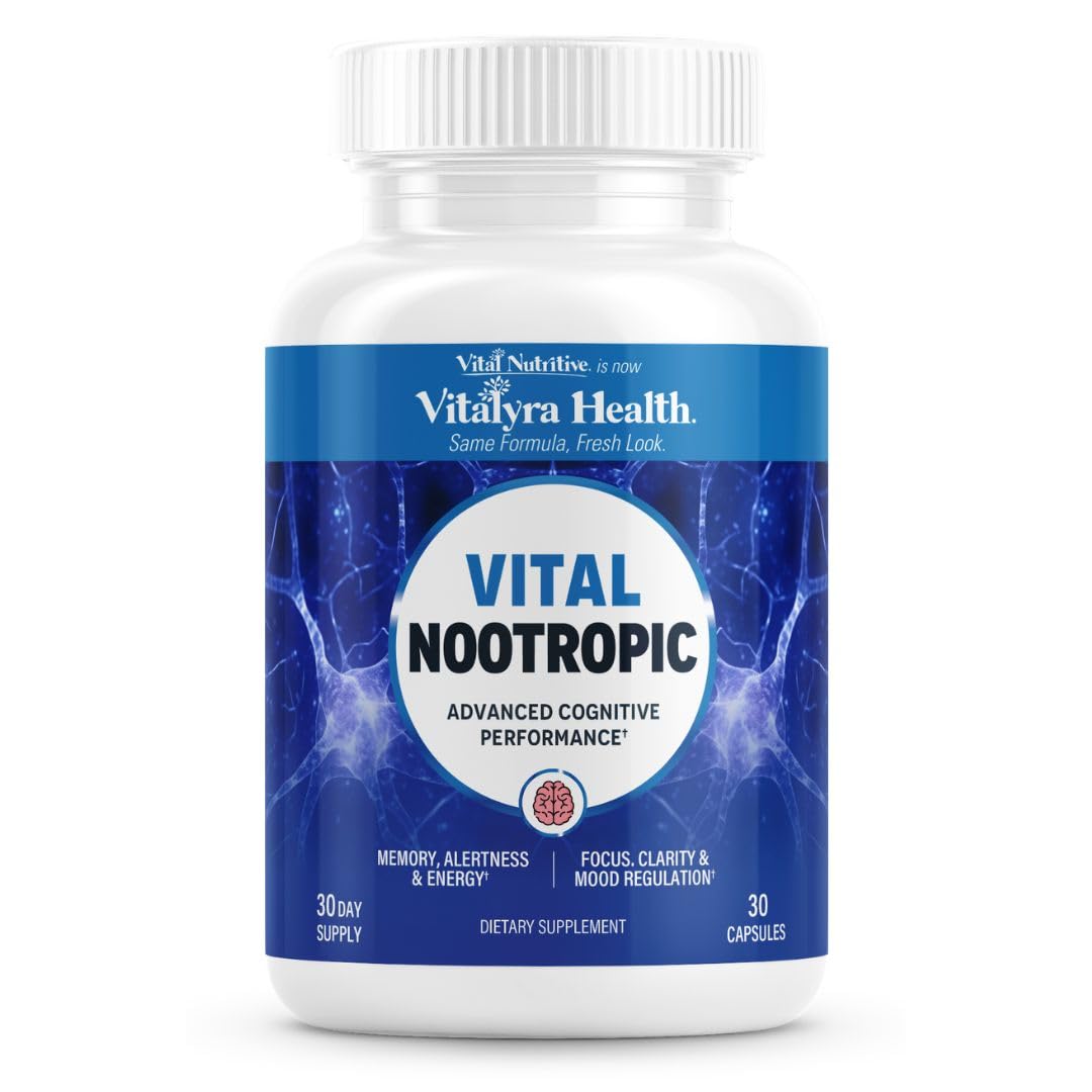 VITAL NUTRITIVE envase frontal mostrando etiqueta y beneficio cognitivo