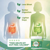 VITAL NUTRITIVE polvo verde textura cercana, fineza para mezclar fácilmente