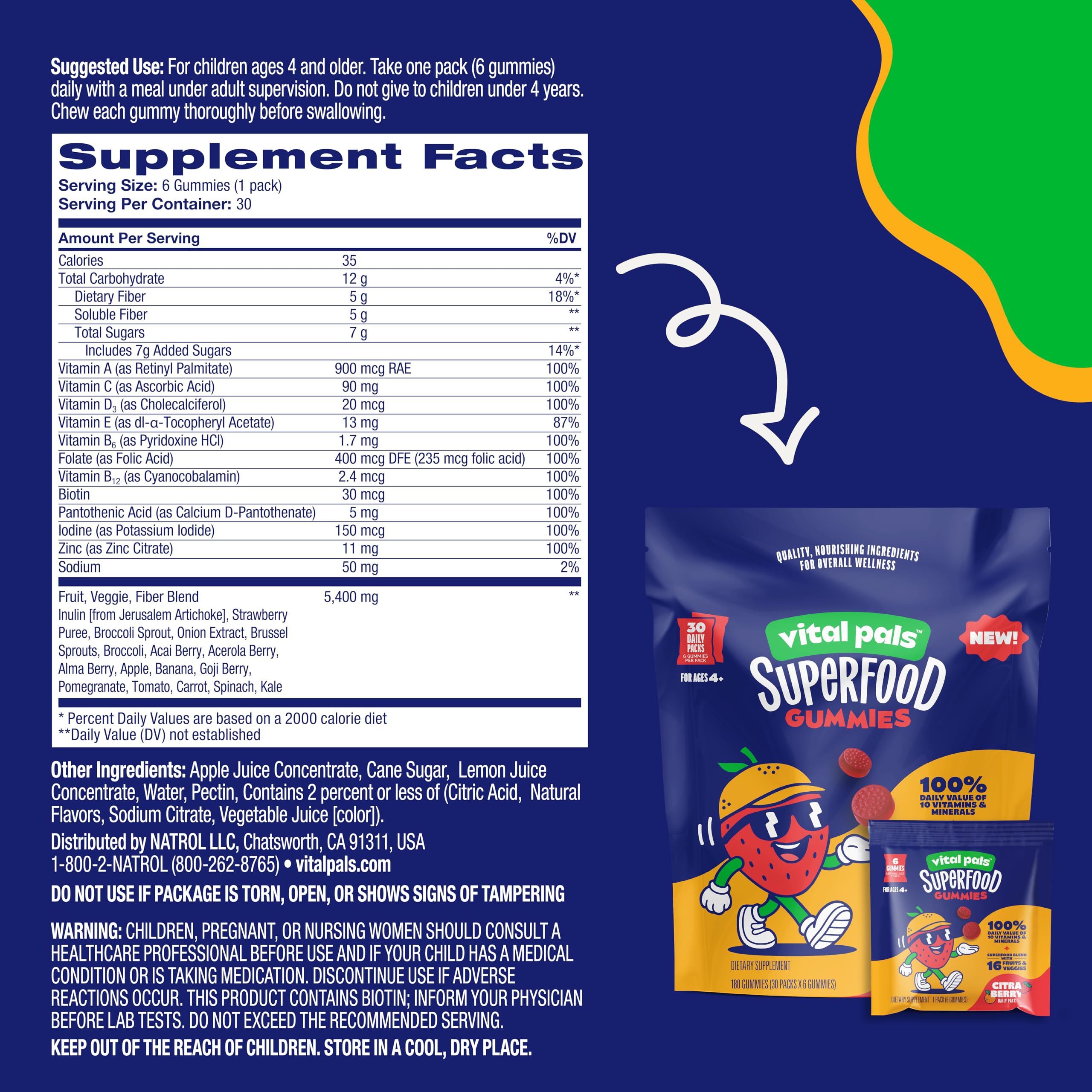 Vital Pals primer plano de gomitas mostrando textura apetecible