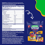 Vital Pals primer plano de gomitas mostrando textura apetecible