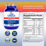 Vital Planet close-up de textura de las softgels con aspecto brillante que indica calidad