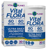 Vital Planet frente del empaque mostrando la marca y beneficio de 60 billones