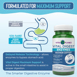 Vital Planet Vital Digest junto a un plato, ventaja: uso práctico al momento de comer
