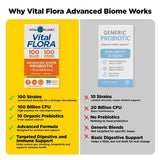 Vital Planet Vital Flora cápsula en mano mostrando tamaño compacto y facilidad diaria