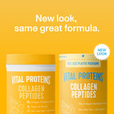 Batido con Vital Proteins y frutas, mostrando uso post-entrenamiento nutritivo