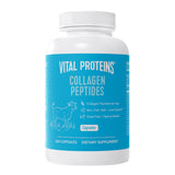 Vital Proteins frasco de cápsulas frente mostrando aplicaciones prácticas