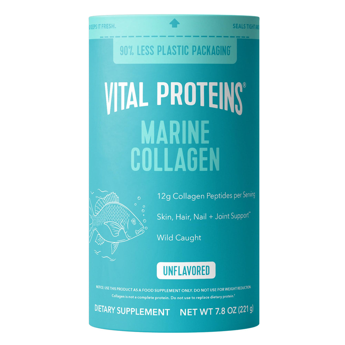 Vital Proteins — frontal del envase que muestra presentación y beneficio