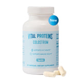 Vital Proteins frasco frontal mostrando 90 cápsulas y información clara