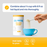 Vital Proteins cucharada medidora con 10g por porción clara
