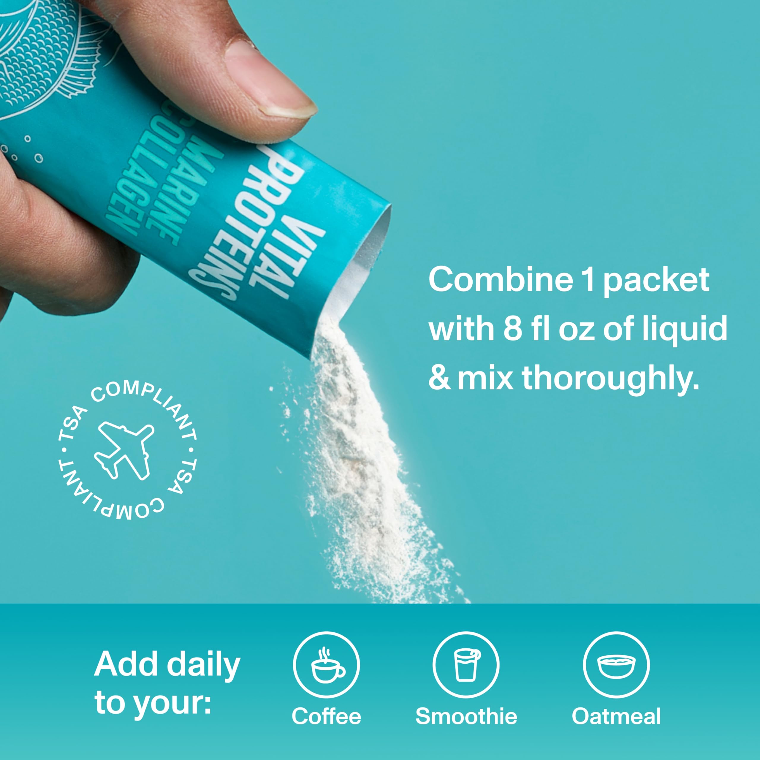 Vital Proteins etiqueta con ingredientes y certificación Non‑GMO