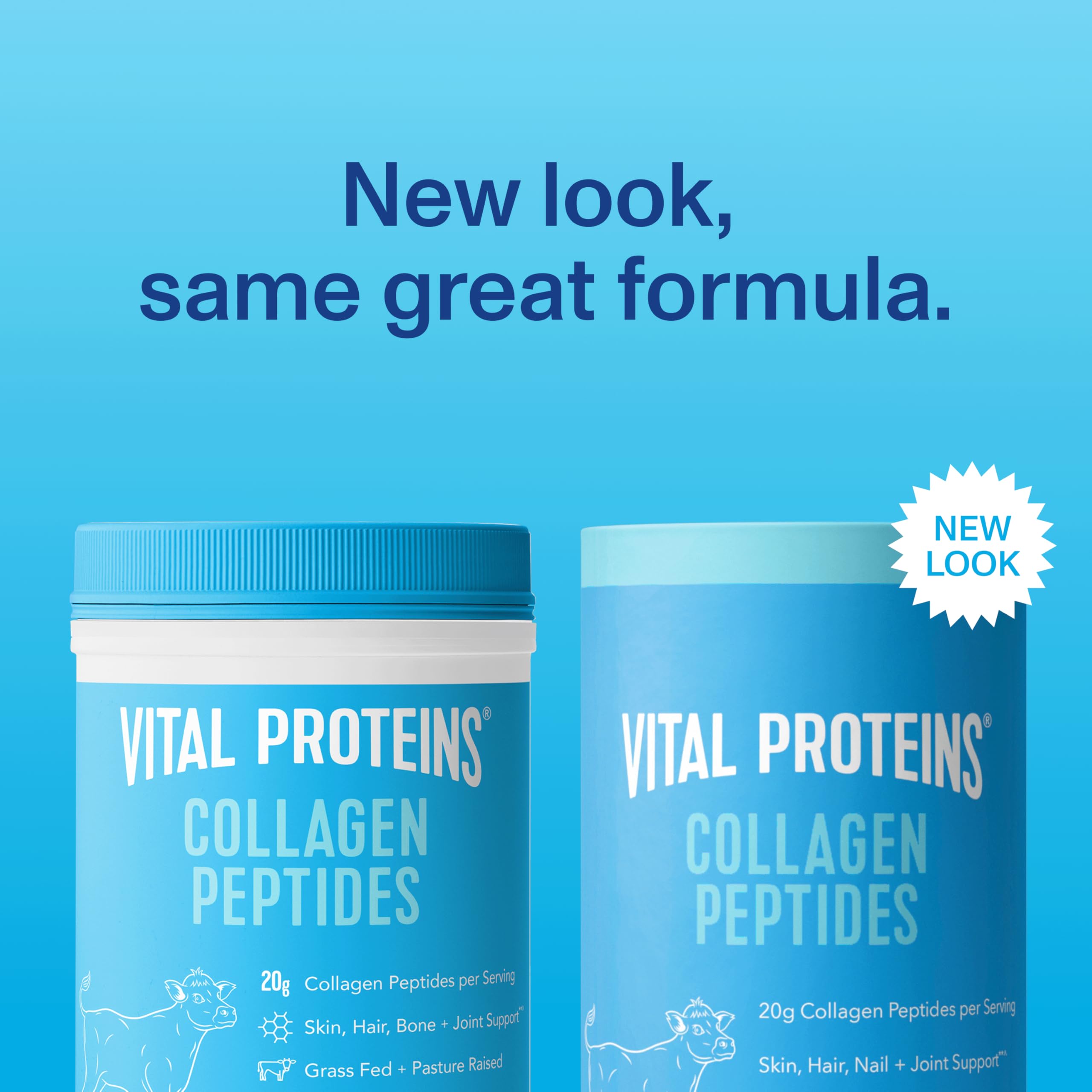 Vital Proteins textura del polvo fácil de disolver y sin grumos