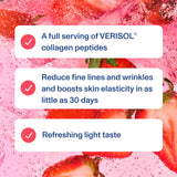 Vital Proteins lata en mano para comparar tamaño y transporte, formato práctico para llevar
