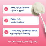 Vital Proteins etiqueta nutricional y lista de ingredientes visible