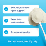 Vital Proteins etiqueta nutricional clara aporta transparencia de ingredientes
