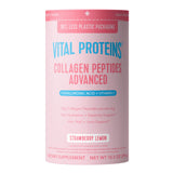 Vital Proteins frente del envase mostrando sabor fresa-limón y beneficios