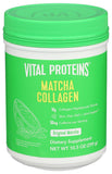 Vital Proteins bebida matcha en vaso con leche sabor y energía suave