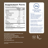 Vital Proteins cuchara medidora señalando la porción práctica diaria
