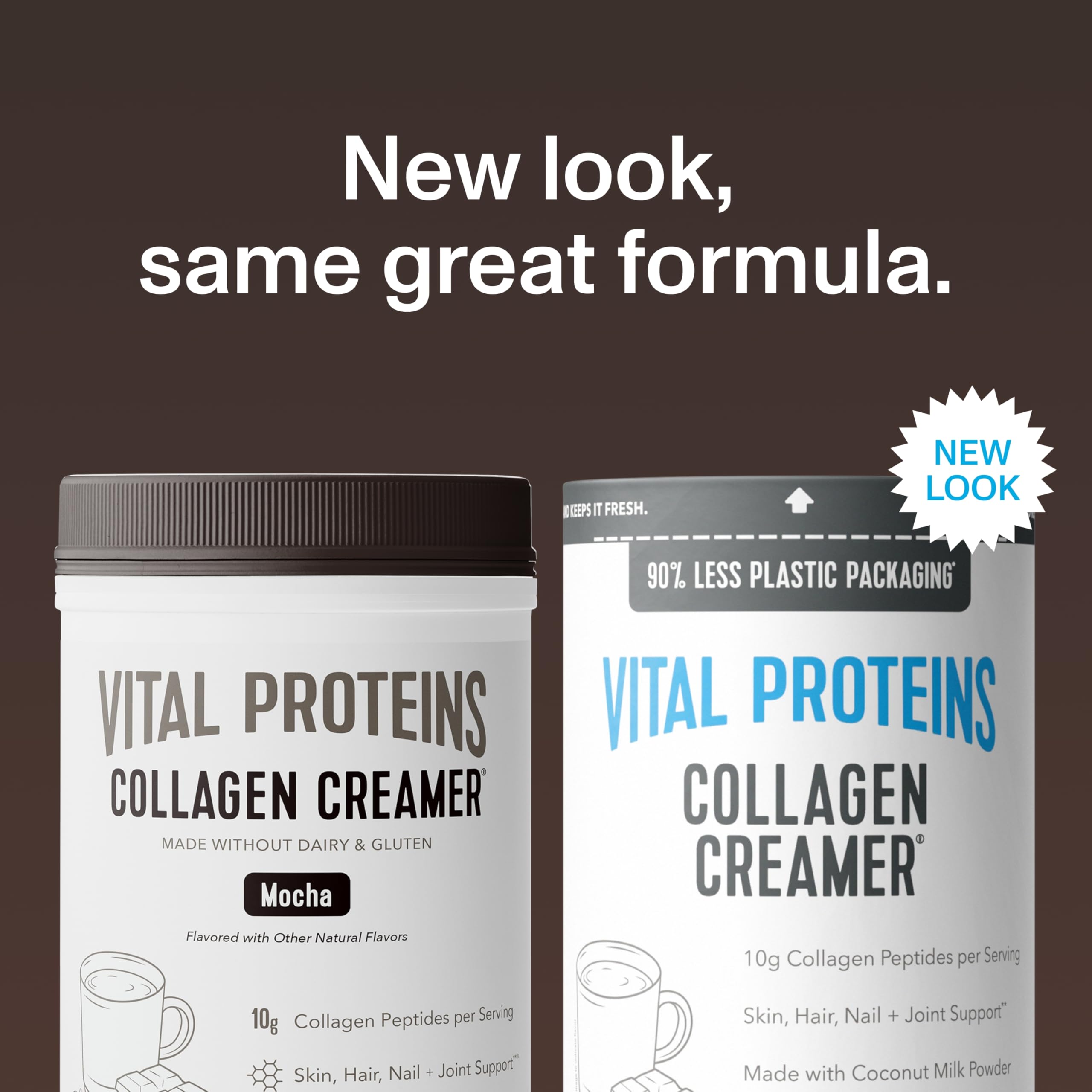 Vital Proteins taza de café con crema mocha aporta sabor y textura cremosa