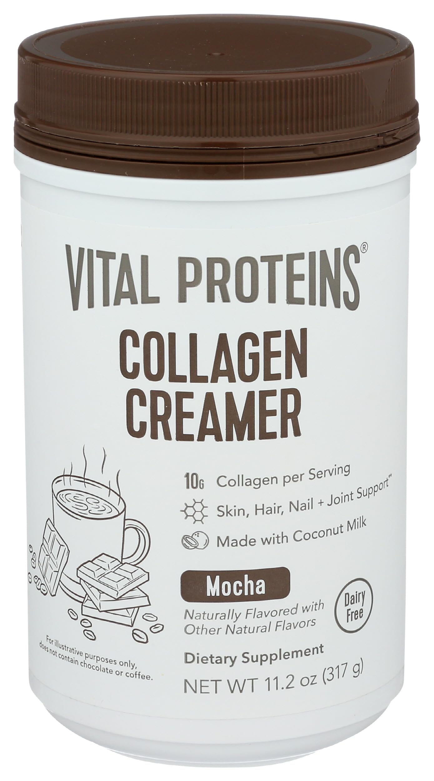 Vital Proteins batido frío mocha demuestra mezcla suave y aporte proteico