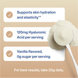 Vital Proteins etiqueta con panel de ingredientes y datos nutricionales