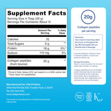 Vital Proteins polvo en cuchara listo para mezclar, beneficio de dosificación fácil