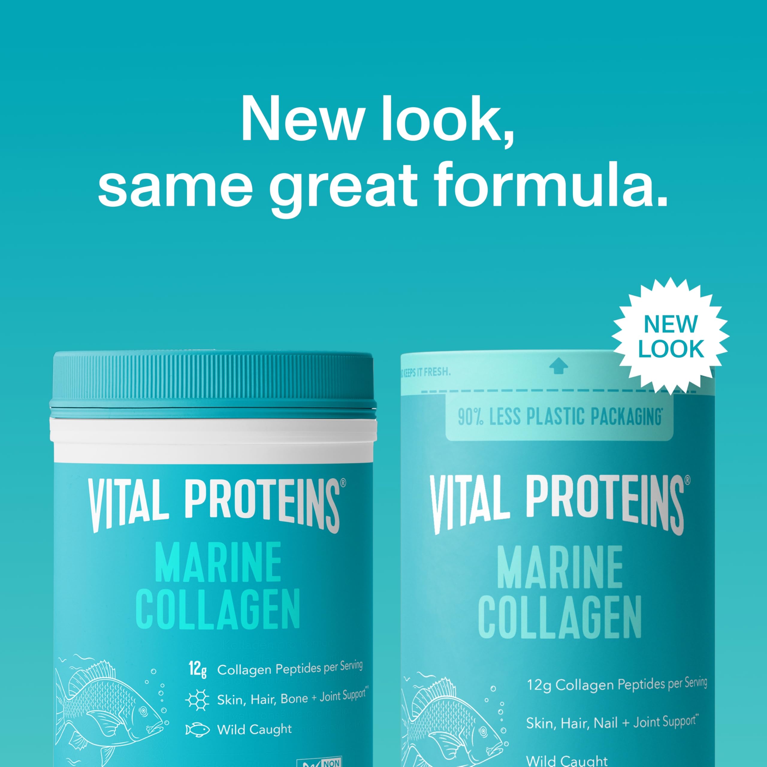 Vital Proteins — polvo disuelto en agua resaltando solubilidad