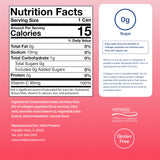Vital Proteins primer plano de burbujas en la bebida, textura efervescente y refrescante