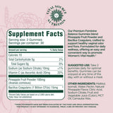 Vital Source Nutrition estilo de vida femenino con envase junto a planta y taza