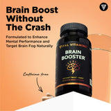 Vital Vitamins primer plano de una cápsula resaltando textura y facilidad de ingesta