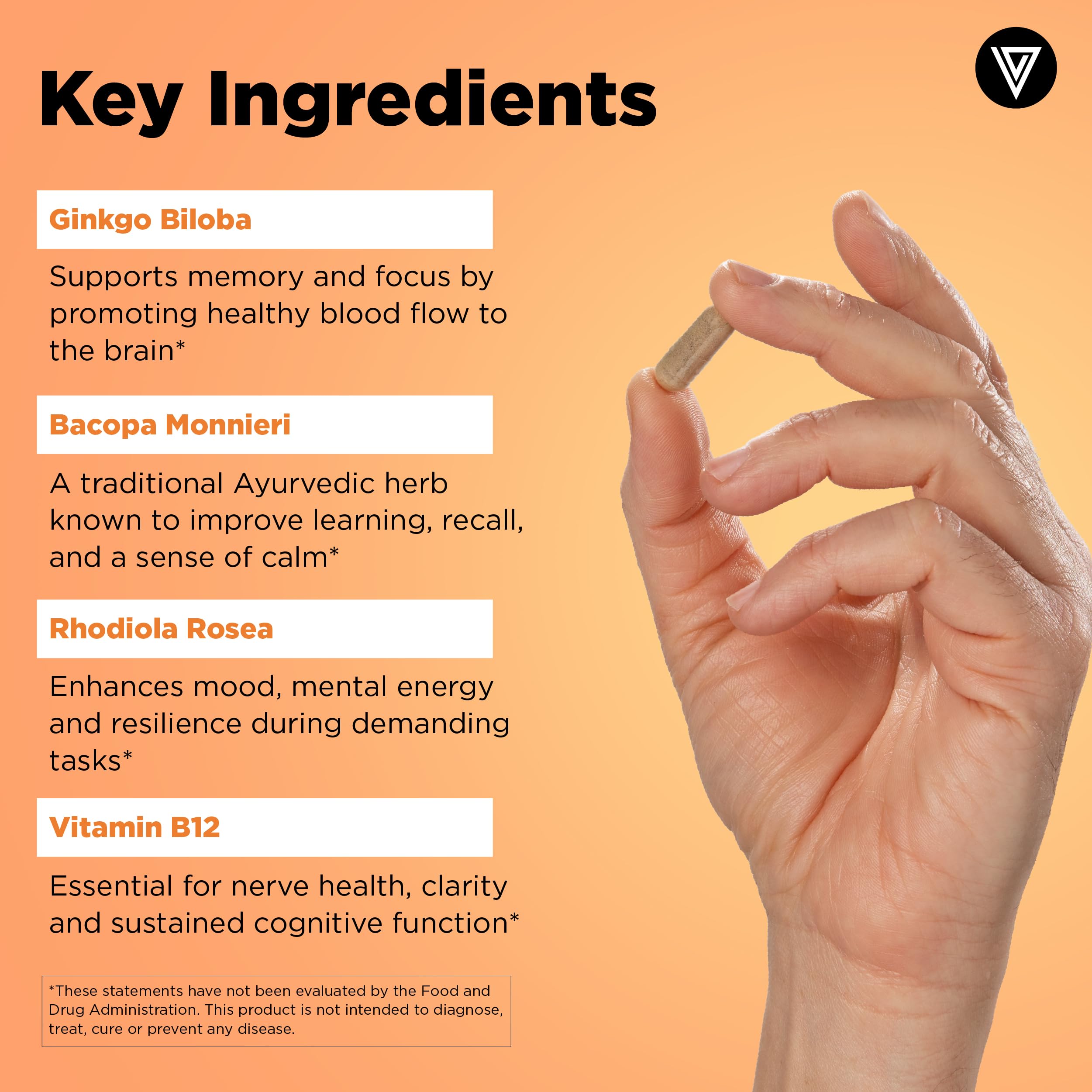 Vital Vitamins cápsulas vista cercana para apreciar textura y dosificación