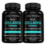 Vital Vitamins frente del empaque mostrando el pack de 2 y conveniencia