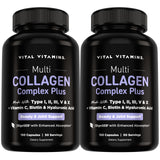 Vital Vitamins envase frontal mostrando el producto y beneficios visibles