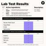 Vital Vitamins etiqueta de ingredientes clara para decisiones informadas