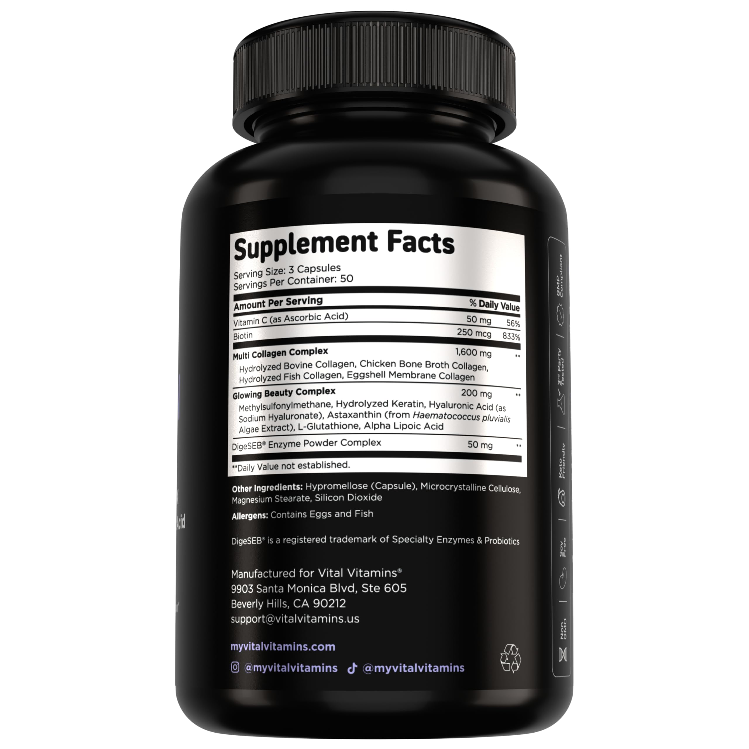 Vital Vitamins sello ecológico, compromiso con prácticas responsables