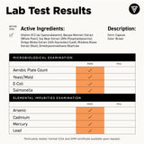 Vital Vitamins cápsulas junto a regla para comparar tamaño y dosificación sencilla