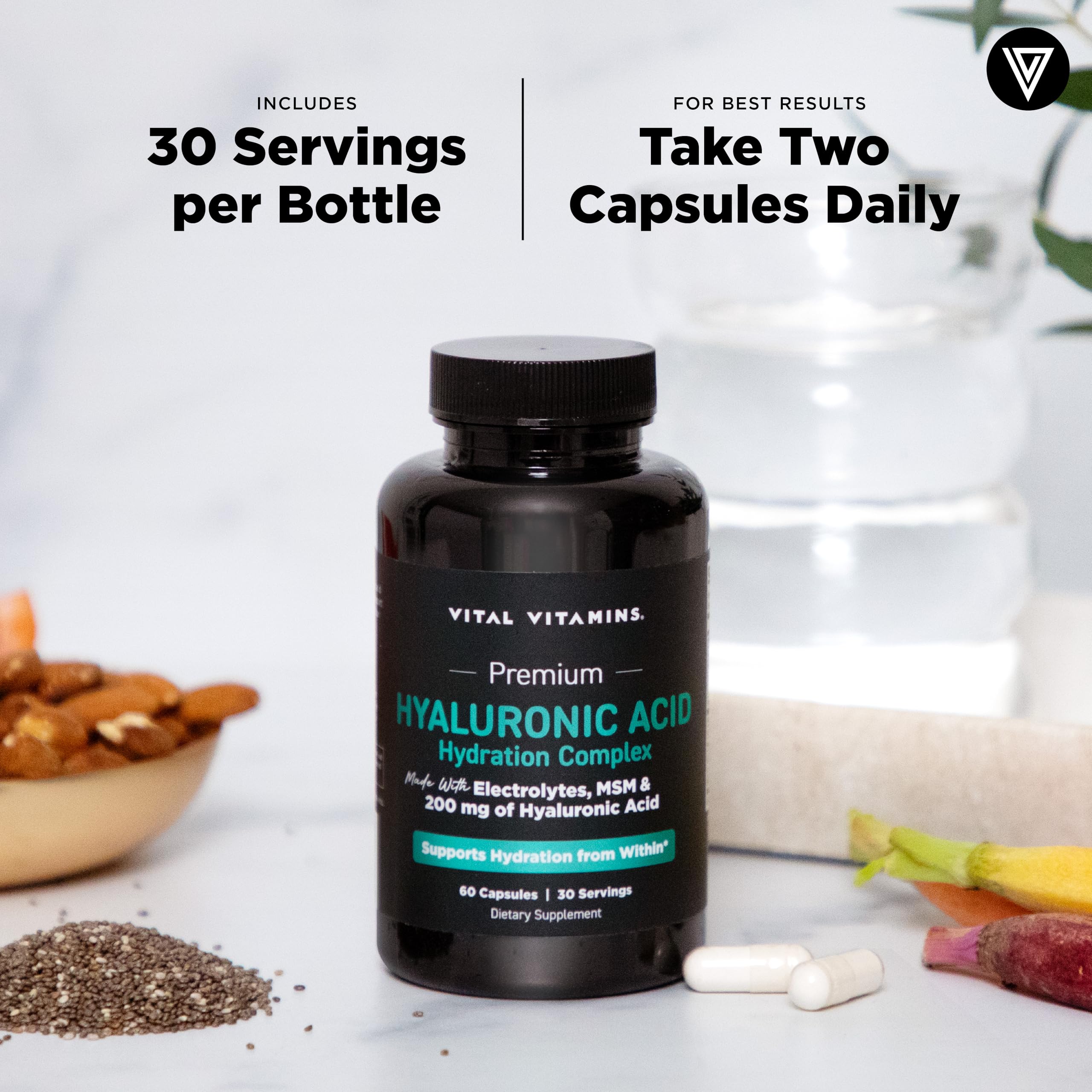 Vital Vitamins cápsulas integradas en una rutina matinal saludable