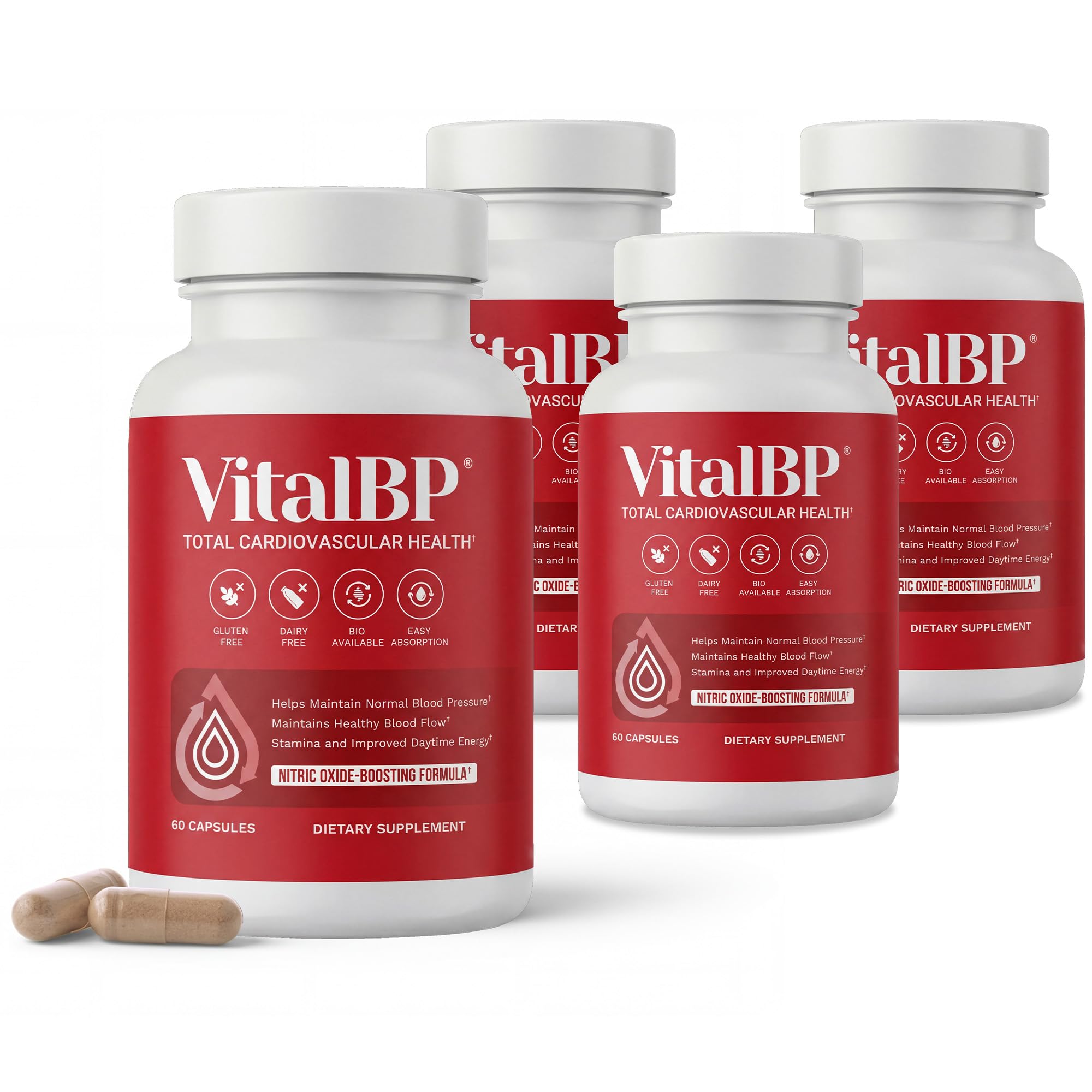 VitalBP frente del empaque mostrando diseño y beneficios visibles