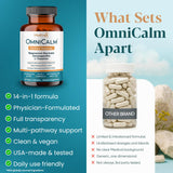 VITALCRAFT LABS OmniCalm ambiente hogareño relajado demostrando beneficio