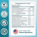 VITALCRAFT LABS OmniCalm etiqueta nutricional con dosis claras y lectura fácil