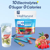 VitalHarvest Endure sobre junto a moneda para comparar tamaño portátil