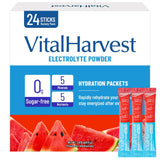 VitalHarvest Endure frente del empaque mostrando 24 sobres y beneficios