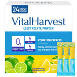 VitalHarvest Endure frente del empaque que muestra 24 sticks y beneficios