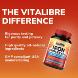 Vitalibre etiqueta nutricional en close-up, resalta transparencia de ingredientes