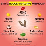Vitalibre con betabel y espinaca orgánica, muestra nutrientes naturales