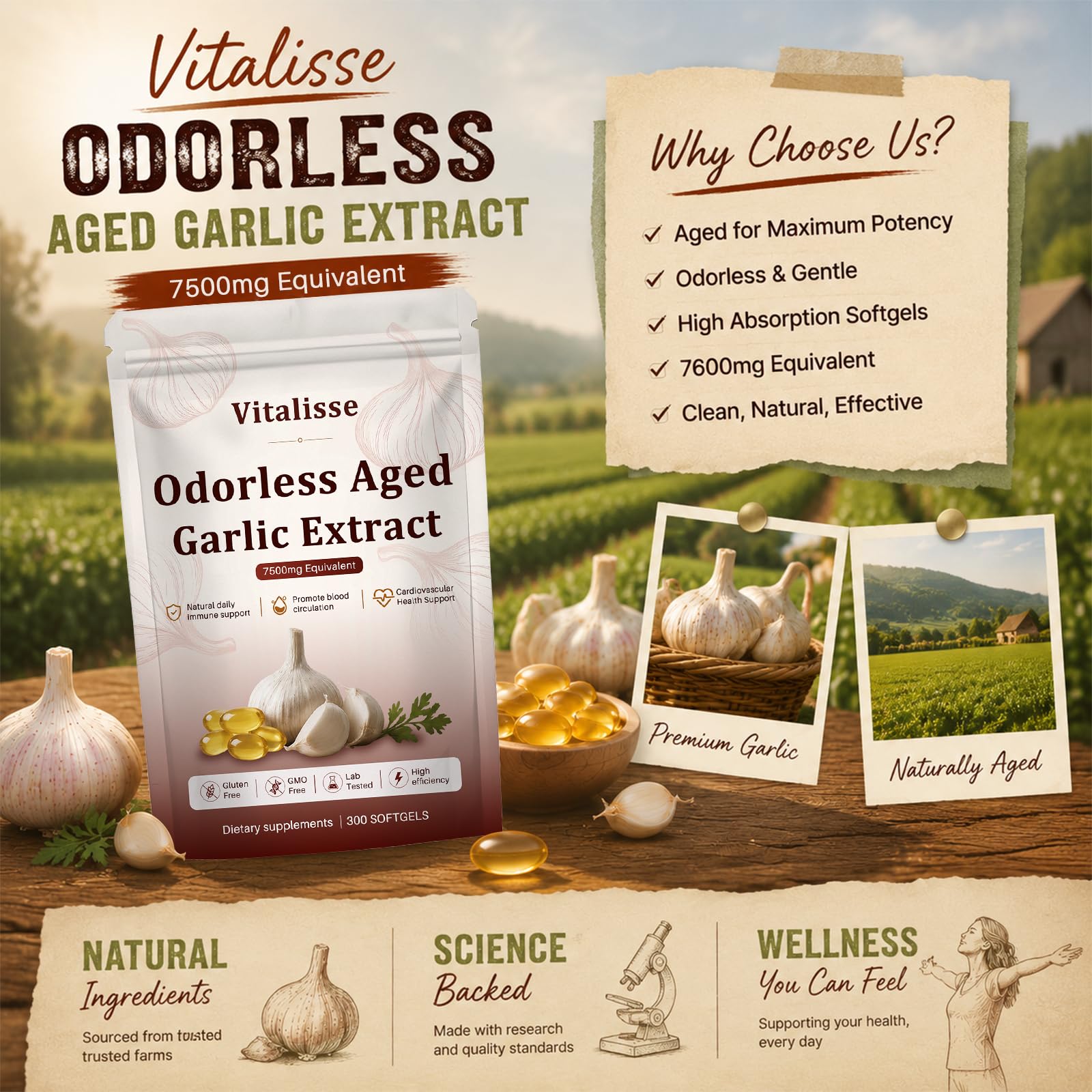 vitalisse etiqueta nutricional visible para verificar ingredientes