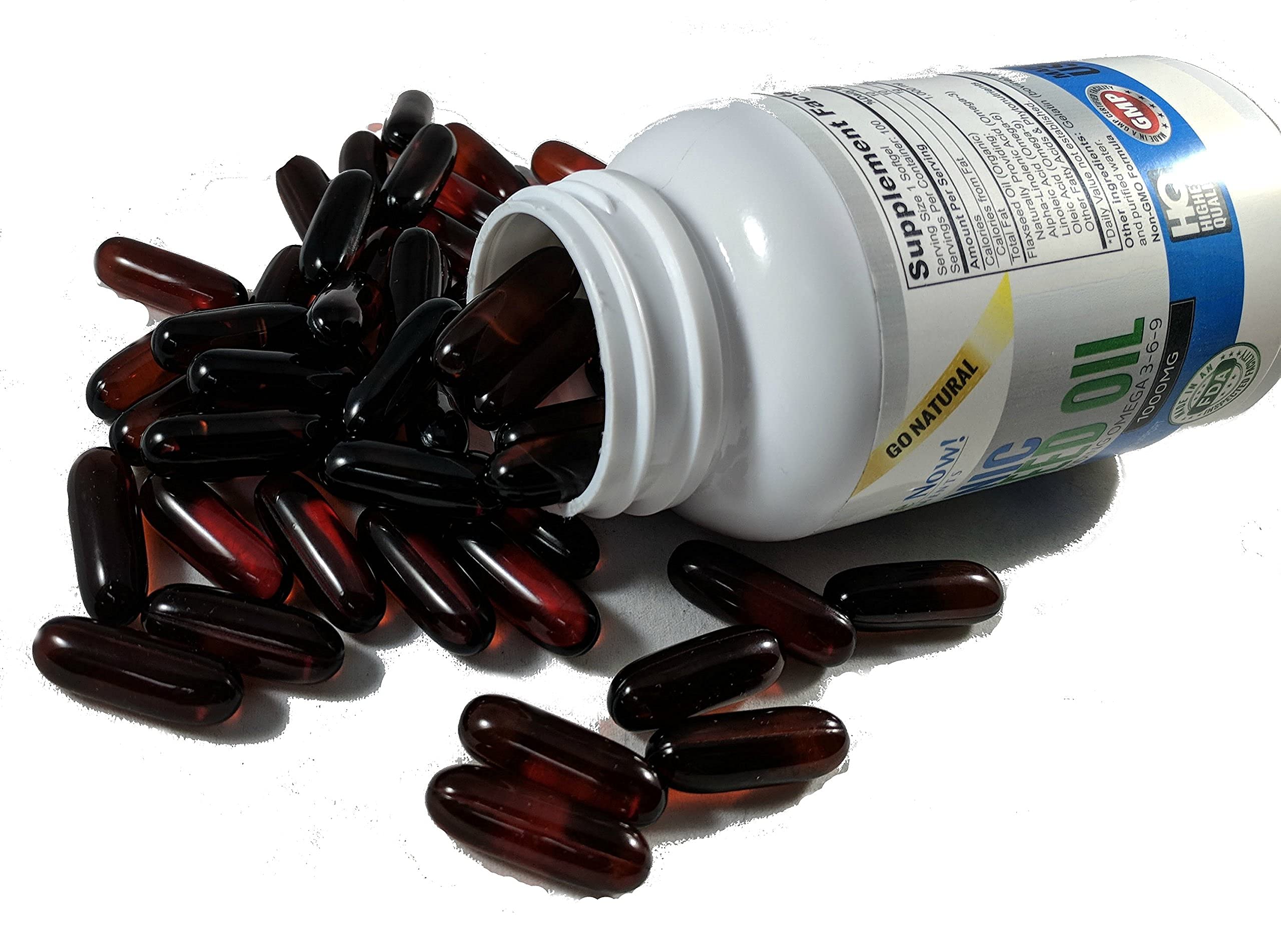 Vitalité Now! etiqueta nutricional y lista de ingredientes orgánicos legible